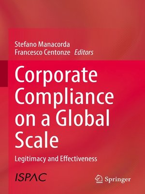 cover image of Corporate Compliance on a Global Scale